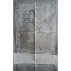   Hímezhető konyharuha - CU4630 - Madonna gyermekével, szürke