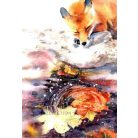 CDA Diamond Mosaic készlet - Róka falevelekkel - DE7097