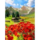 CDA Diamond Mosaic készlet - Pipacs rét a hegyekben - DE7108