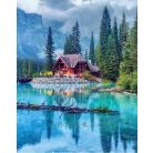 CDA Diamond Mosaic készlet - Tóparti ház - DE7125