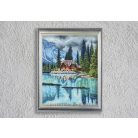 CDA Diamond Mosaic készlet - Tóparti ház - DE7125