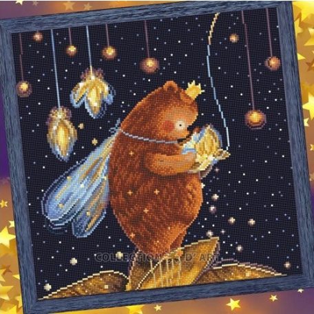 CDA Diamond Mosaic készlet - Tündér mackó - DE7143