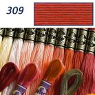 DMC 309 - mouliné - pamut osztott hímzőfonal