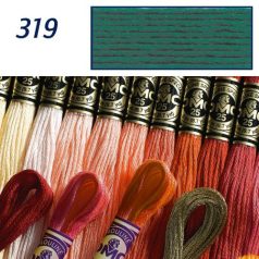 DMC 319 - mouliné - pamut osztott hímzőfonal