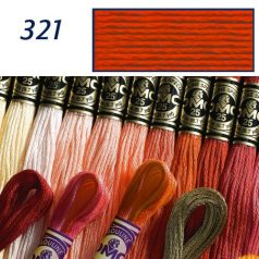 DMC 321 - mouliné - pamut osztott hímzőfonal