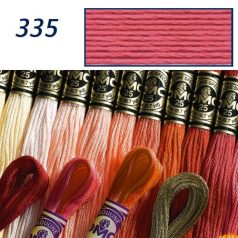 DMC 335 - mouliné - pamut osztott hímzőfonal