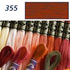 DMC 355 - mouliné - pamut osztott hímzőfonal