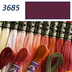 DMC 3685 - mouliné - pamut osztott hímzőfonal
