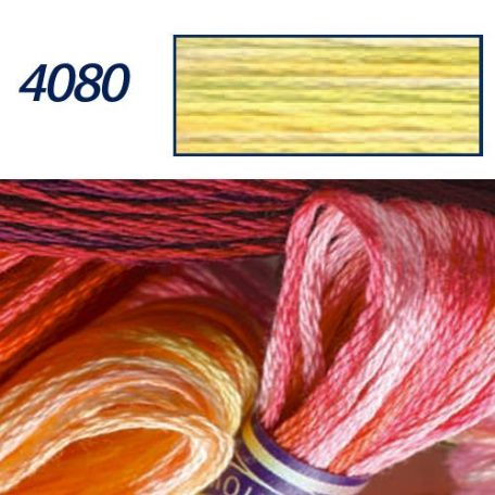 DMC 4080 - mouliné - Color Variations pamut osztott hímzőfonal