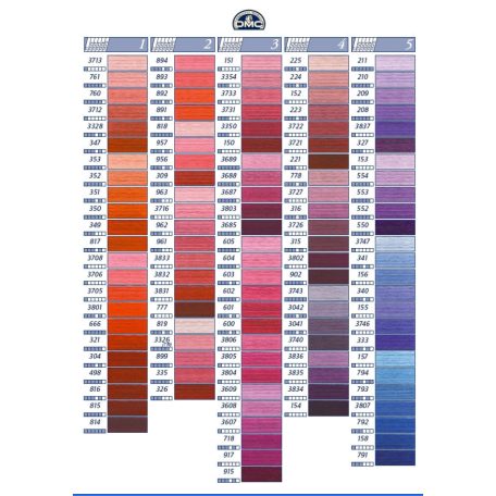DMC 4110 - mouliné - Color Variations pamut osztott hímzőfonal