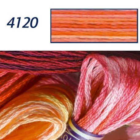 DMC 4120 - mouliné - Color Variations pamut osztott hímzőfonal