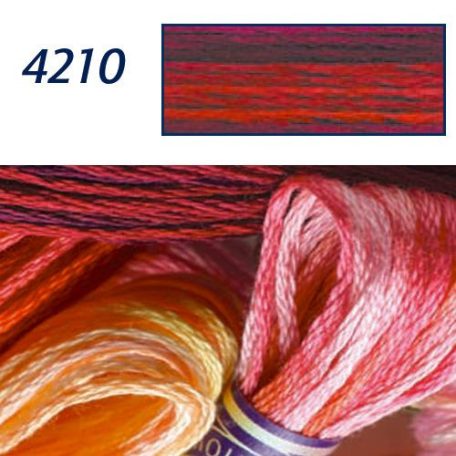 DMC 4210 - mouliné - Color Variations pamut osztott hímzőfonal