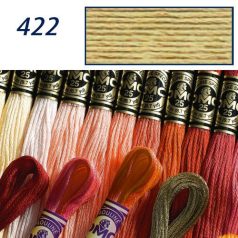 DMC 422 - mouliné - pamut osztott hímzőfonal