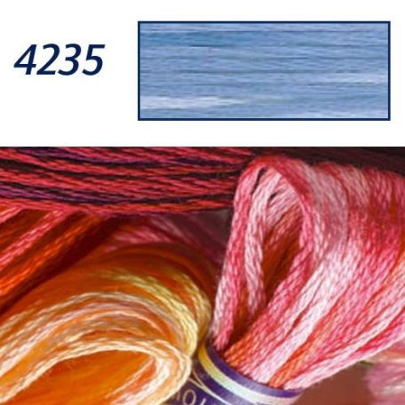 DMC 4235 - mouliné - Color Variations pamut osztott hímzőfonal