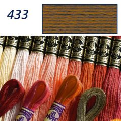 DMC 433 - mouliné - pamut osztott hímzőfonal