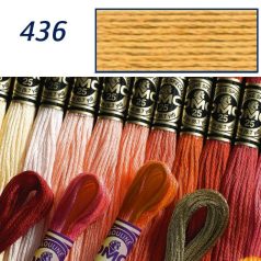 DMC 436 - mouliné - pamut osztott hímzőfonal