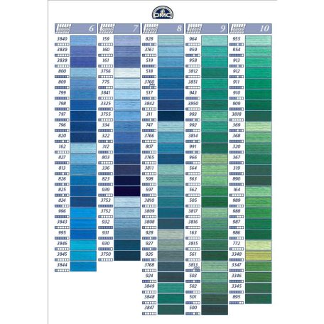 DMC 523 - mouliné - pamut osztott hímzőfonal