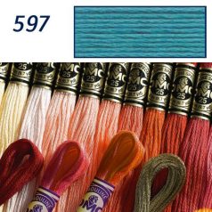DMC 597 - mouliné - pamut osztott hímzőfonal