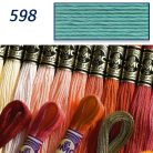 DMC 598 - mouliné - pamut osztott hímzőfonal