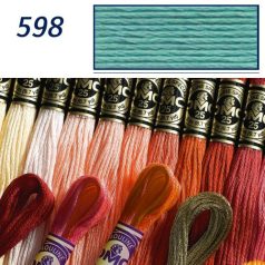 DMC 598 - mouliné - pamut osztott hímzőfonal