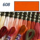 DMC 608 - mouliné - pamut osztott hímzőfonal
