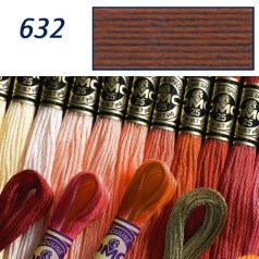 DMC 632 - mouliné - pamut osztott hímzőfonal
