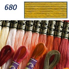 DMC 680 - mouliné - pamut osztott hímzőfonal