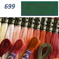 DMC 699 - mouliné - pamut osztott hímzőfonal