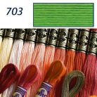 DMC 703 - mouliné - pamut osztott hímzőfonal