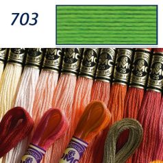 DMC 703 - mouliné - pamut osztott hímzőfonal