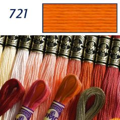 DMC 721 - mouliné - pamut osztott hímzőfonal