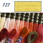 DMC 727 - mouliné - pamut osztott hímzőfonal