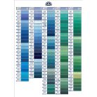 DMC 740 - mouliné - pamut osztott hímzőfonal