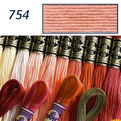 DMC 754 - mouliné - pamut osztott hímzőfonal