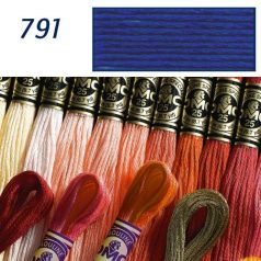DMC 791 - mouliné - pamut osztott hímzőfonal