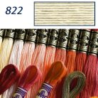 DMC 822 - mouliné - pamut osztott hímzőfonal