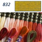 DMC 832 - mouliné - pamut osztott hímzőfonal