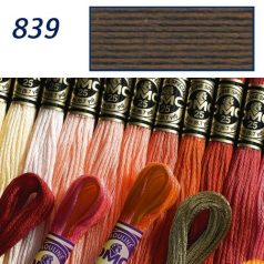 DMC 839 - mouliné - pamut osztott hímzőfonal