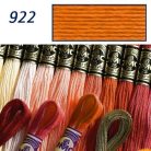 DMC 922 - mouliné - pamut osztott hímzőfonal