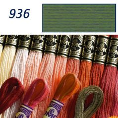 DMC 936 - mouliné - pamut osztott hímzőfonal