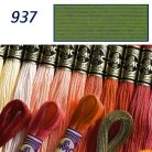 DMC 937 - mouliné - pamut osztott hímzőfonal