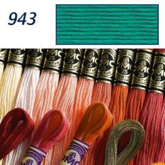 DMC 943 - mouliné - pamut osztott hímzőfonal