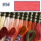 DMC 956 - mouliné - pamut osztott hímzőfonal