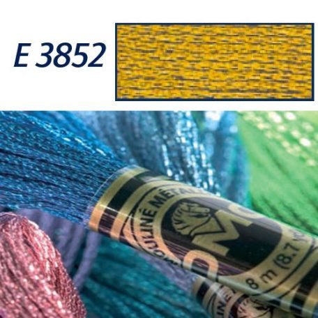 DMC E3852 - mouliné - Light Effect fémszálas osztott hímzőfonal