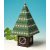 Karácsonyfa (óriás) - kék és ezüst díszekkel - 3D kereszteszemes