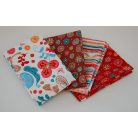 Pamutvászon - textilcsomag - Retro minták