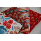 Pamutvászon - textilcsomag - Retro minták