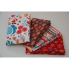 Pamutvászon - textilcsomag - Retro minták