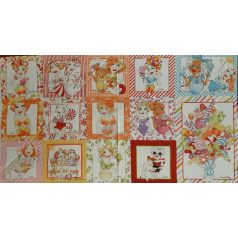 Quiltig Treasures pamutvászon panel - by Loralie Harris