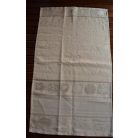 Hímezhető frottír kéztörlő - kekszes-bézs 40x70cm - Graziano